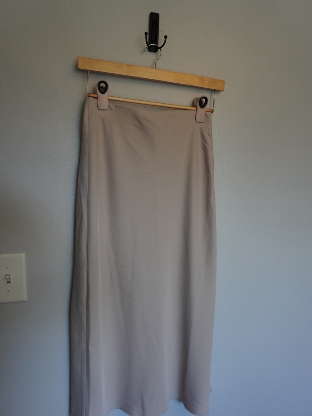 a new day Taupe Midi Slip Skirt